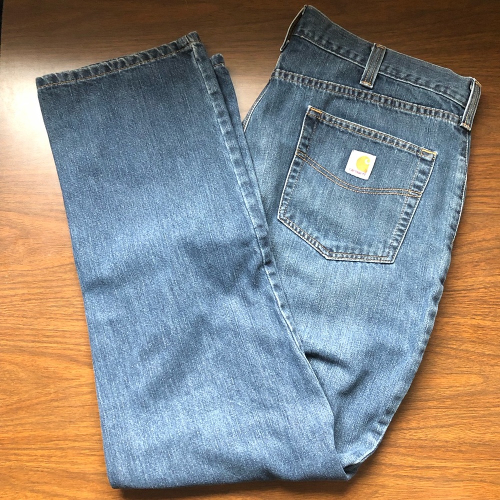 Carhartt Men's Relaxed Jeans - 38 x 34 Blue